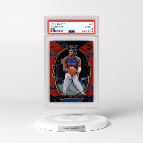 2022 Panini Select #87 Jaden Ivey - Red (PSA 10 GEM MINT)