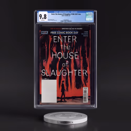 Enter the House of Slaughter FCBD 2021 #nn CGC 9.8 White Pages (Boom! Studios, 8/21) - Universal