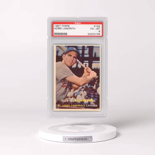1957 Topps #182 Hobie Landrith (PSA 6 EX-MT)