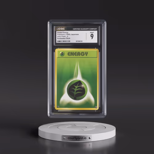 1999 Intro Pack #5 Grass Energy - Bulbasaur Deck (CGC 9 MINT)