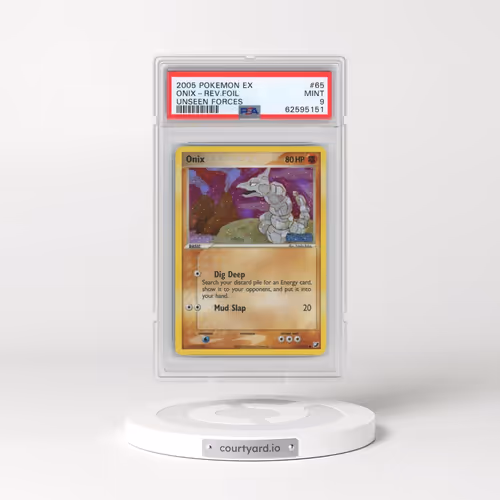 2005 Pokémon EX Unseen Forces #65 Onix - Reverse Foil (PSA 9 MINT)