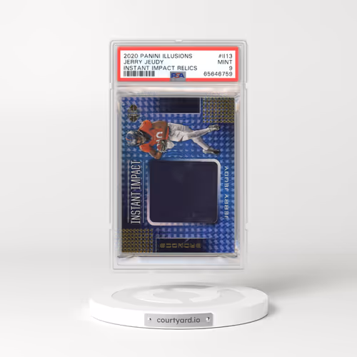 2020 Panini Illusions Instant Impact Relics #II13 Jerry Jeudy (PSA 9 MINT)