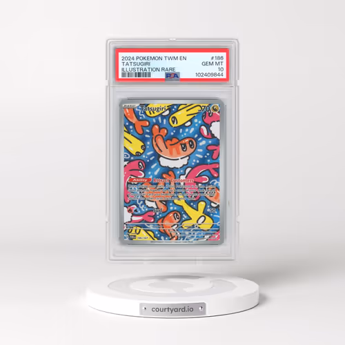 2024 Pokémon Twm EN-Twilight Masquerade #186 Tatsugiri - Illustration Rare (PSA 10 GEM MINT)
