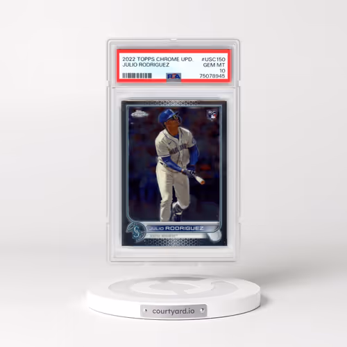 2022 Topps Chrome Update #USC150 Julio Rodriguez (PSA 10 GEM MINT)