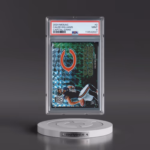 2024 Panini Mosaic Capital Gains #2 Caleb Williams (PSA 9 MINT)