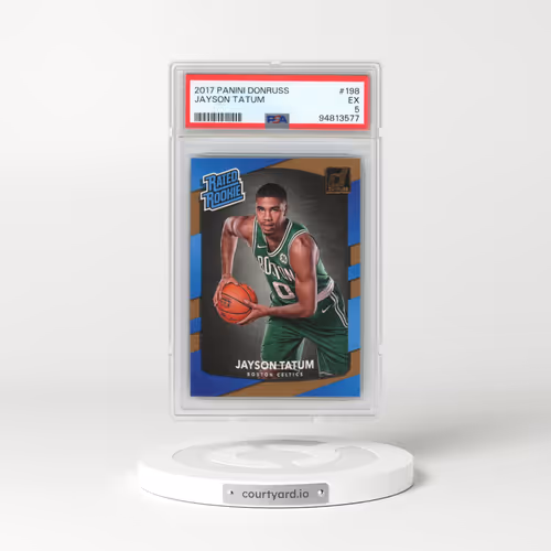 2017 Panini Donruss #198 Jayson Tatum (PSA 5 EX)