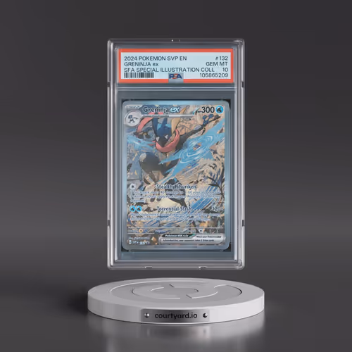 2024 Pokémon Svp EN-SV Black Star Promo #132 Greninja EX - Holo Shrouded Fable Special Illustration