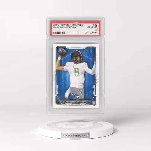 2015 Bowman Rookies #22 Marcus Mariota (PSA 10 GEM MINT)