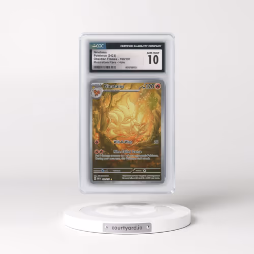 2023 Obsidian Flames - OBF EN #199/197 Ninetales - Illustration Rare Holo (CGC 10 GEM MINT)