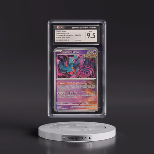 2024 Prismatic Evolutions - PRE EN #043/131 Flutter Mane - Master Ball Holo (CGC 9.5 MINT+)