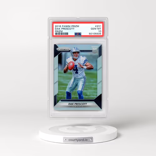 2016 Panini Prizm #231 Dak Prescott - Prizm (PSA 10 GEM MINT)