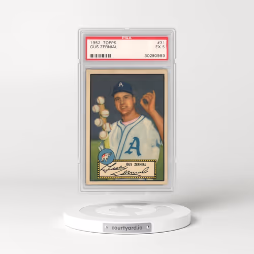 1952 Topps #31 Gus Zernial (PSA 5 EX)