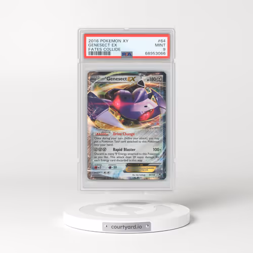 2016 Fates Collide #64 Genesect EX - Holo (PSA 9 MINT)