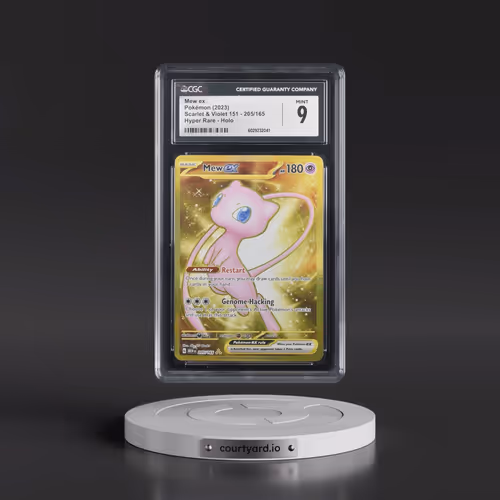 2023 Scarlet & Violet 151 - MEW EN #205/165 Mew ex - Hyper Rare Holo (CGC 9 MINT)