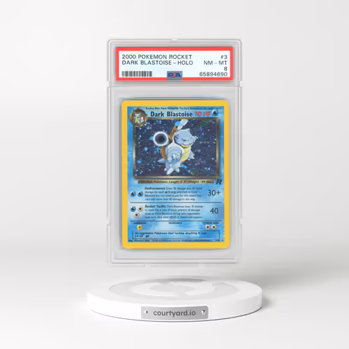 2000 Pokémon Rocket #3 Dark Blastoise - Holo (PSA 8 NM-MT)