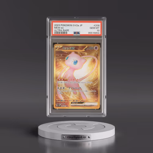 2023 Pokémon Sv2a-Pokemon 151 #208 Mew EX - Holo Ultra Rare (PSA 10 GEM MINT)