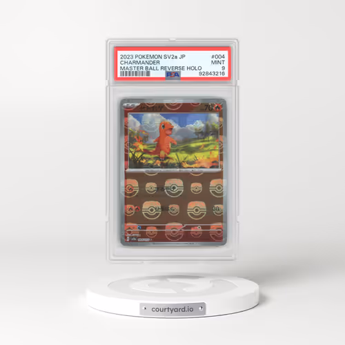 2023 Pokémon Sv2a-Pokemon 151 #004 Charmander - Reverse Holo Master Ball (PSA 9 MINT)