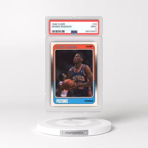 1988 Fleer #43 Dennis Rodman (PSA 9 MINT)