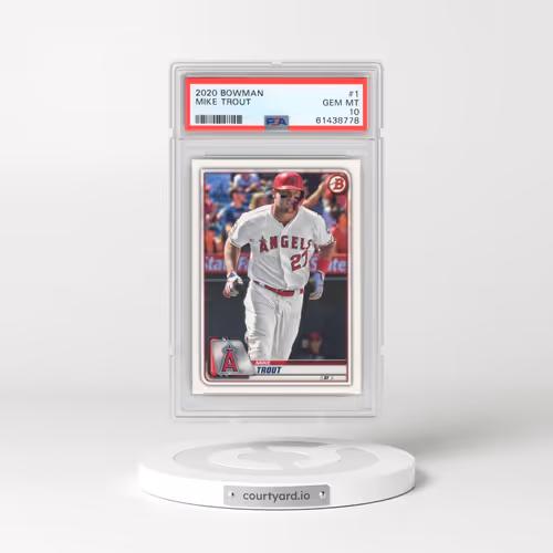 2020 Bowman #1 Mike Trout (PSA 10 GEM MINT)