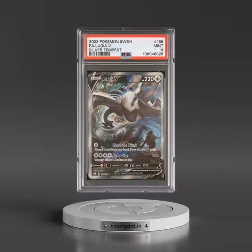 2022 Pokémon Sword & Shield Silver Tempest #186 Lugia V - Holo Full Art (PSA 9 MINT)