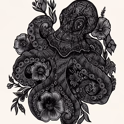 Doodle Common Octopus 