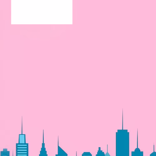 Square Moon Skyline