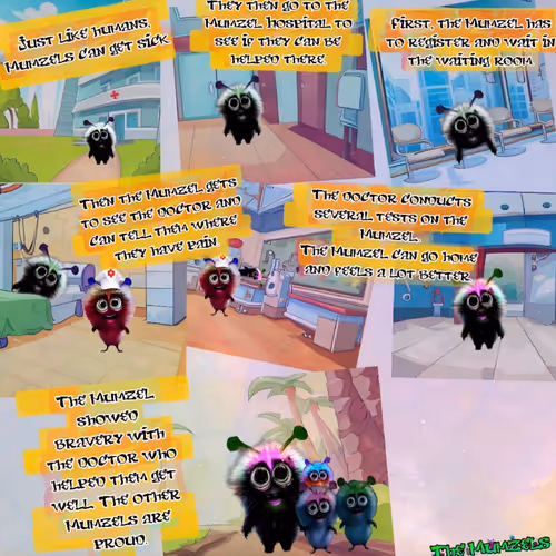 Just like humans, Mumzels can get sick