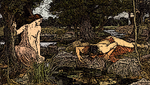 Echo and Narcissus by John William Waterhouse