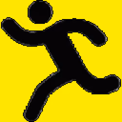 running stickman