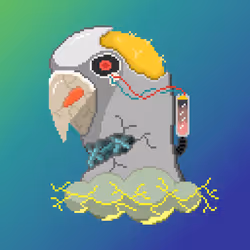 #003 Cyborg Lovebird