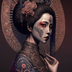 Cyberpunk Geisha #7
