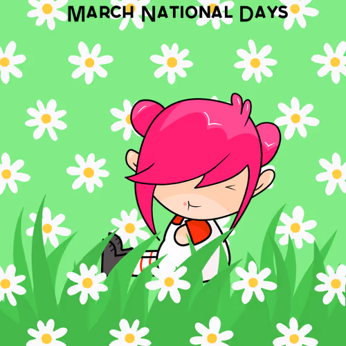 AlphaBetty Doodles National Days - March
