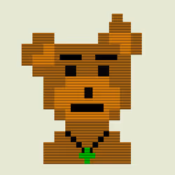 Pixel Crypto Bear #0048