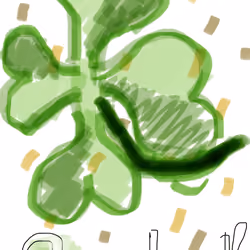 100% human 4 leaf clover luck