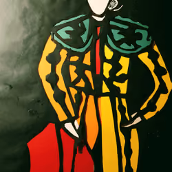 MULTICOLORED BULLFIGHTER