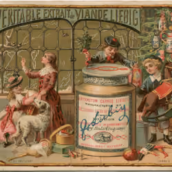 Chromo Liebig Sang. 114 FRA Calendario 1° (anno 1884)