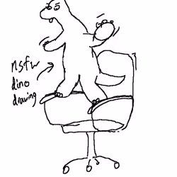 nsfw dino drawing