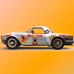 vintage car doodle 004