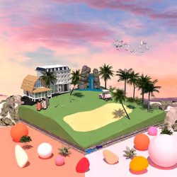 Square Cities #Golf Resort