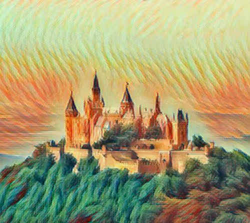 #2 painted castle