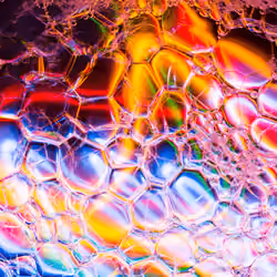 Long Exposure Bubbles - First colony - №15