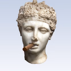 Athlete with Cigar #08