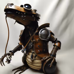 Steampunk Dwarf Dragon