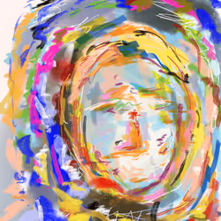 BlueHue Waves (Blokhead NFT 2nd Series, 3 of 4)
