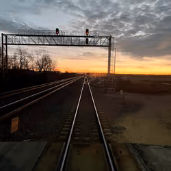 Sunrise On The Rails