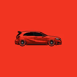 RED A45 AMG