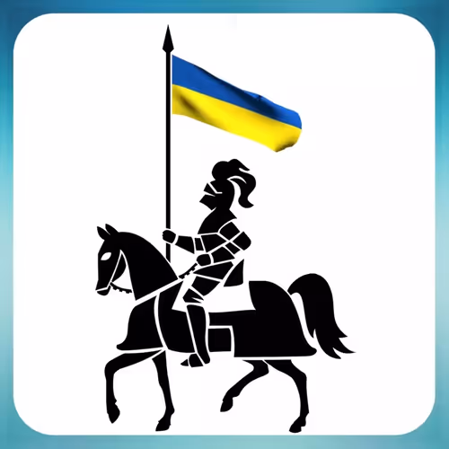 Knight flag #014 Ukraine