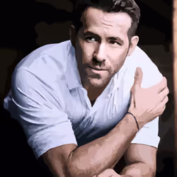 Ryan Reynolds digital art