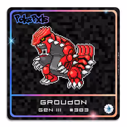 PXL GROUDON [PokePxls #383] [1/10]