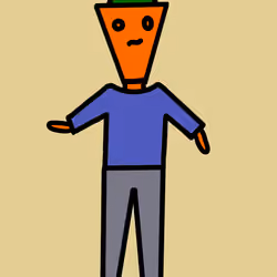 FRUIT FACE - CARROT